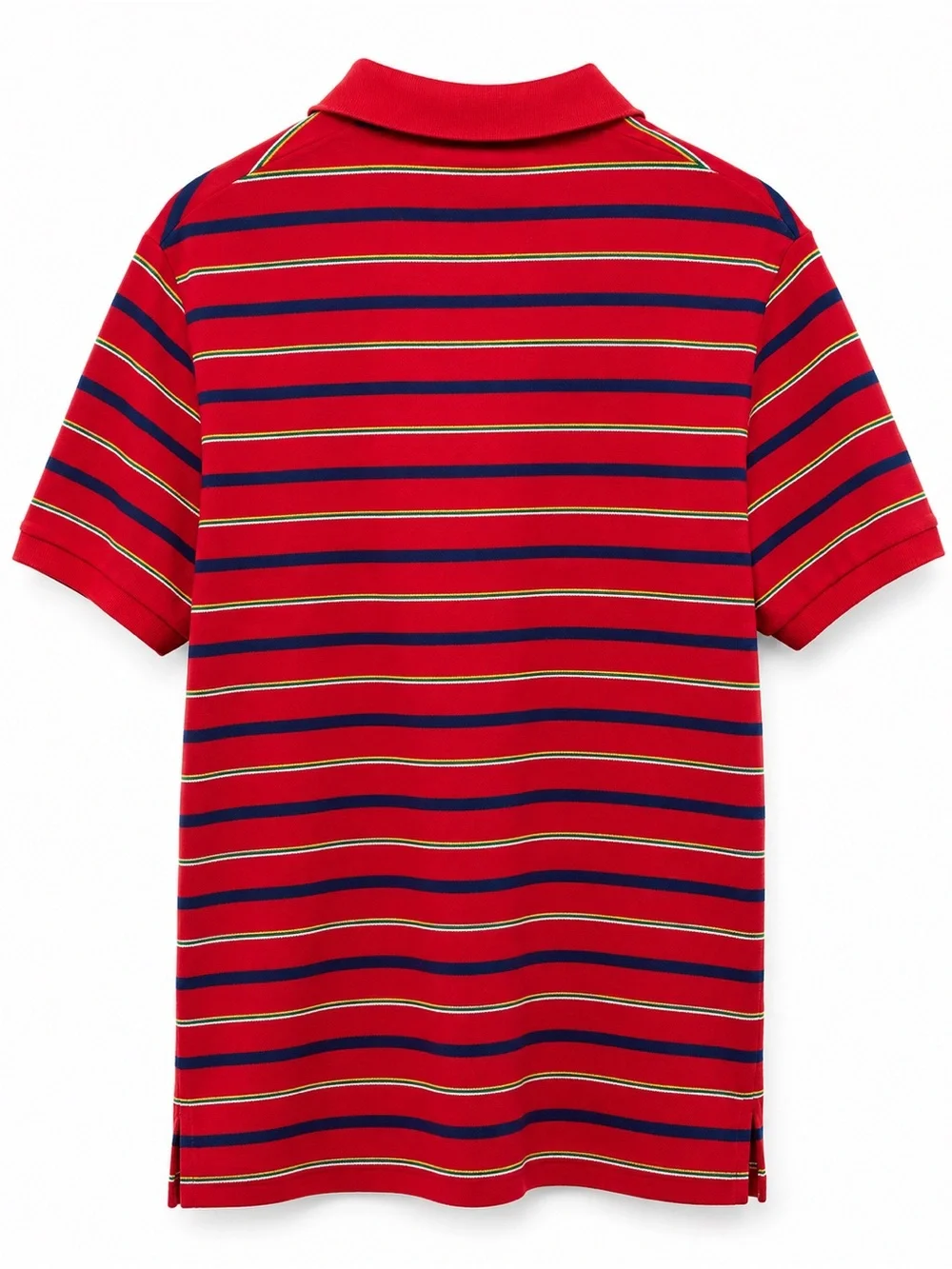 Vintage 90s Polo by Ralph Lauren Red Striped Cotton Polo Shirt